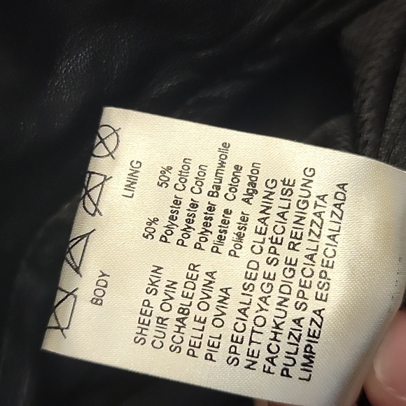 LIFER BRAND - CRIMINAL | LEATHER JACKET | LARGE - Picture 5 of 5